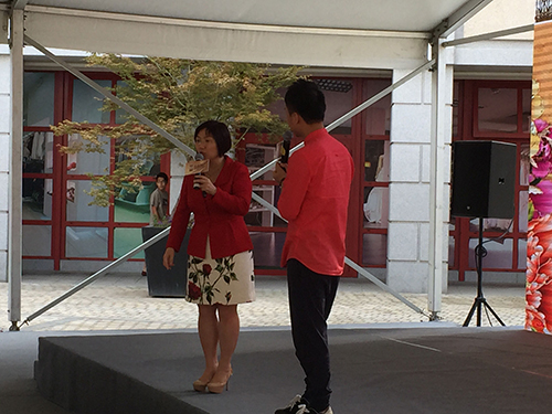 麥玲玲出席青島和記黃埔曉港名城家宅風水講座